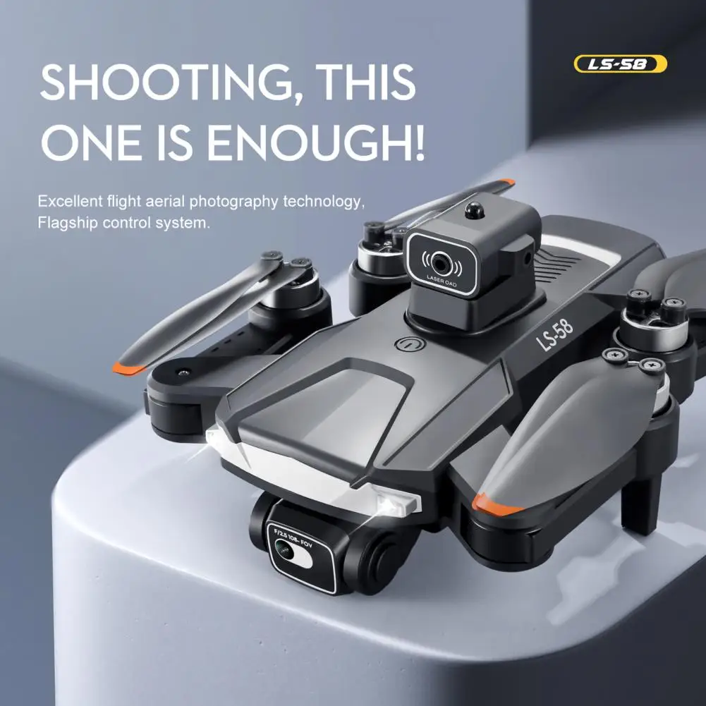

Foldable Aerial Photography Drone 4K HD-compatible Obstacle Brushless Quadcopter Toy with GPS 2.4GHz Remote Control Aircraft Toy