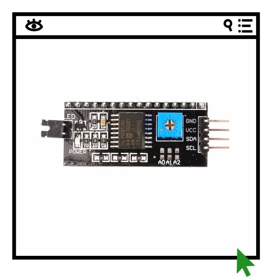 

5 шт. адаптерных плат IIC/I2C/Interface LCD1602/2004 PCF8574