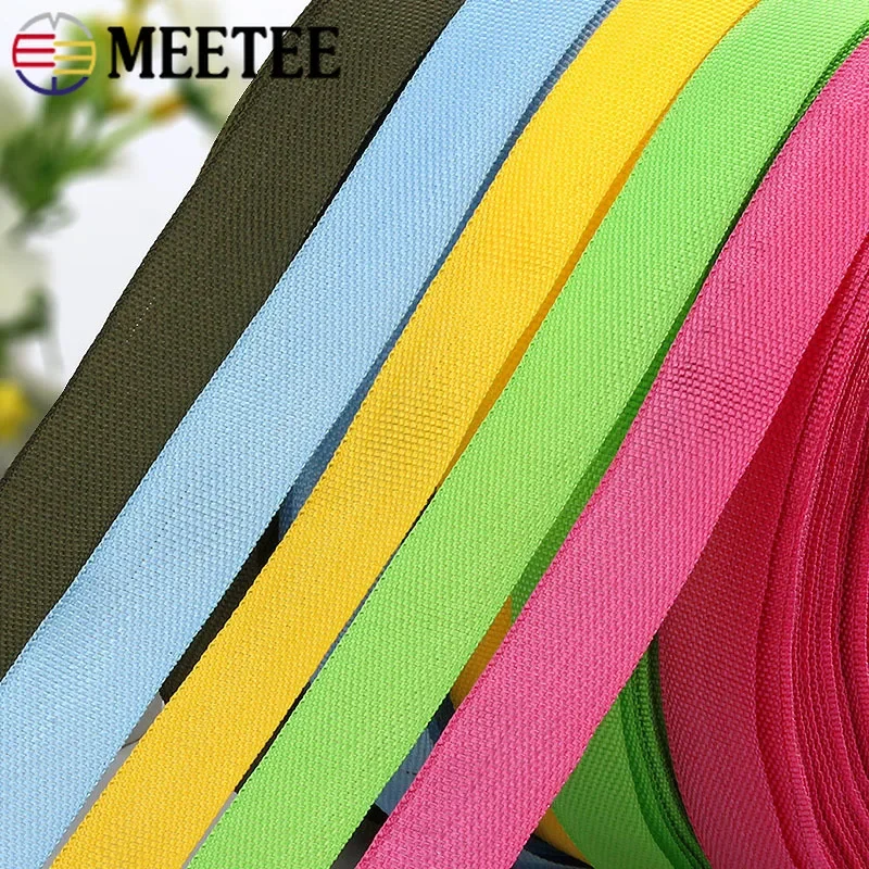 100Yards 20mm Webbing Ribbons for Strap Backpack Belt Band Webbings Tape Dog Collar Bag Garments Bias Binding DIY Accessories