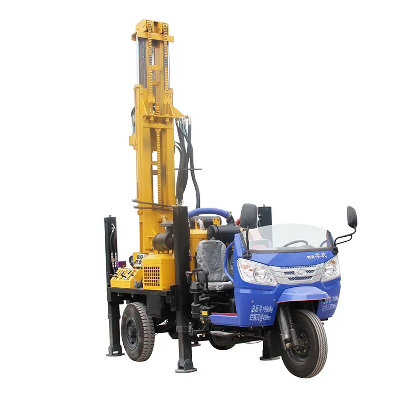

Rotary Drilling Rig Drilling Mining Machine Tricycle Water Drilling Rig Machine Price For Sale