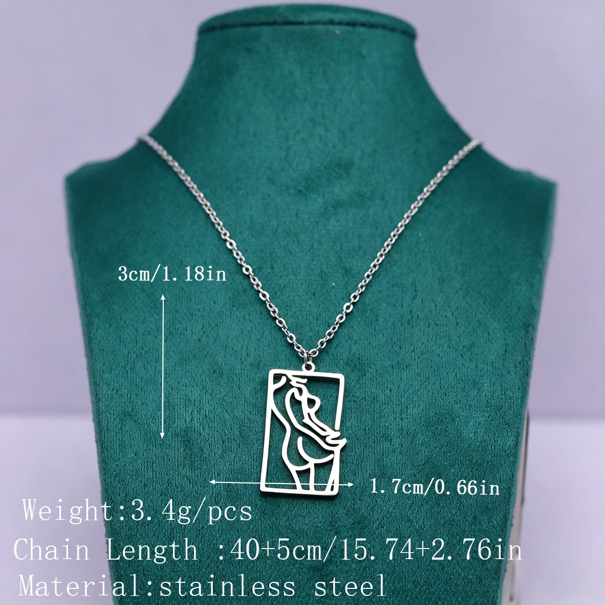 Collana con Ciondolo a Silhoue - Body Jewelry By The Chain Gang recensione e prezzo