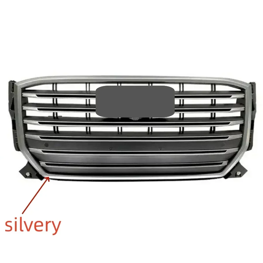 Car Front Bumper Grille Grill for Audi RSQ2 for Q2/SQ2  2017 2018 2019（Refit for RSQ2 Style）Car Accessories