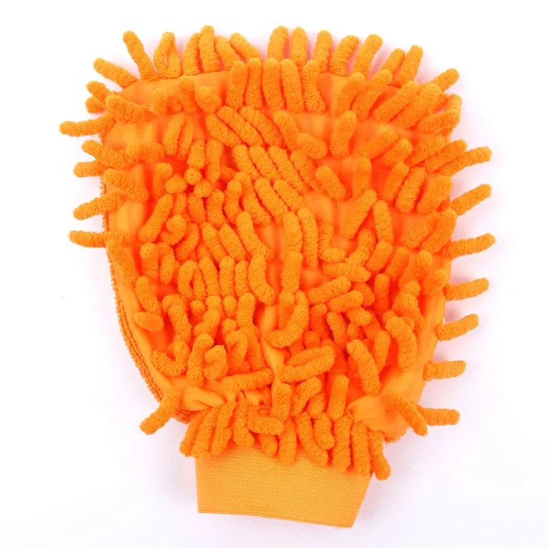 Durevole Super Mitt microfibra lavaggio vetri auto panno per la pulizia spolverino asciugamano guanti 5 colori accessori per la casa strumento per la pulizia