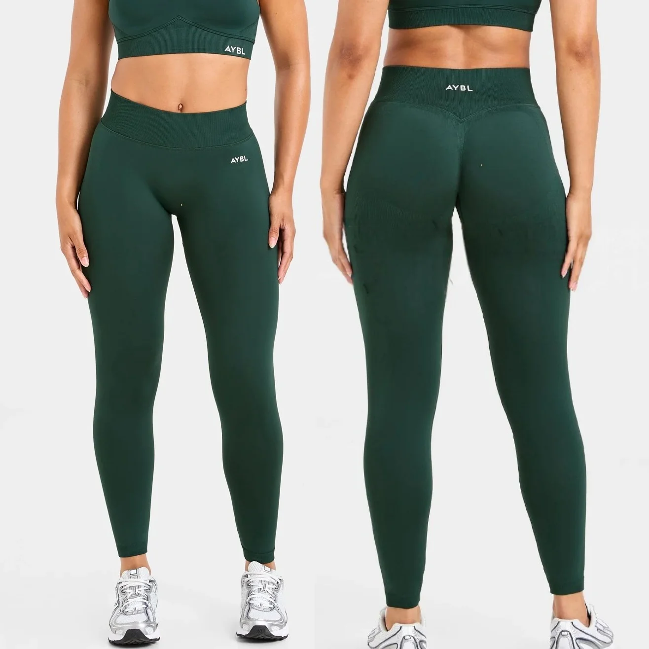 Women Seamless High Waist Leggings Butt Lifting Tummy Control Gym Yoga Fitness Workout Sports Pants