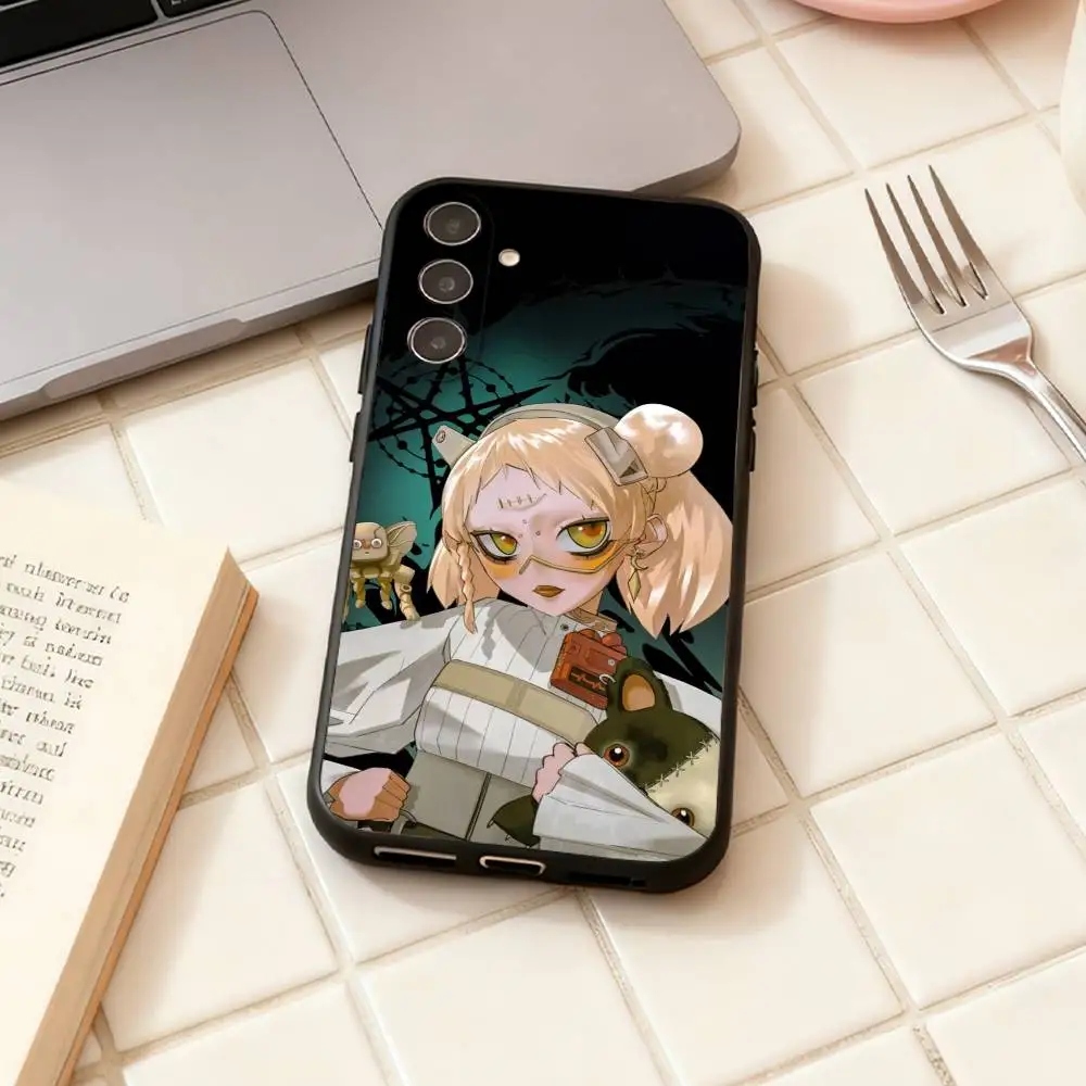 أحضر لي حافظة هاتف H-Horizons BMTH لهاتف سامسونج جالاكسي A73، A72، A71، A70، A53، A52، A51، غلاف أسود ناعم آخر