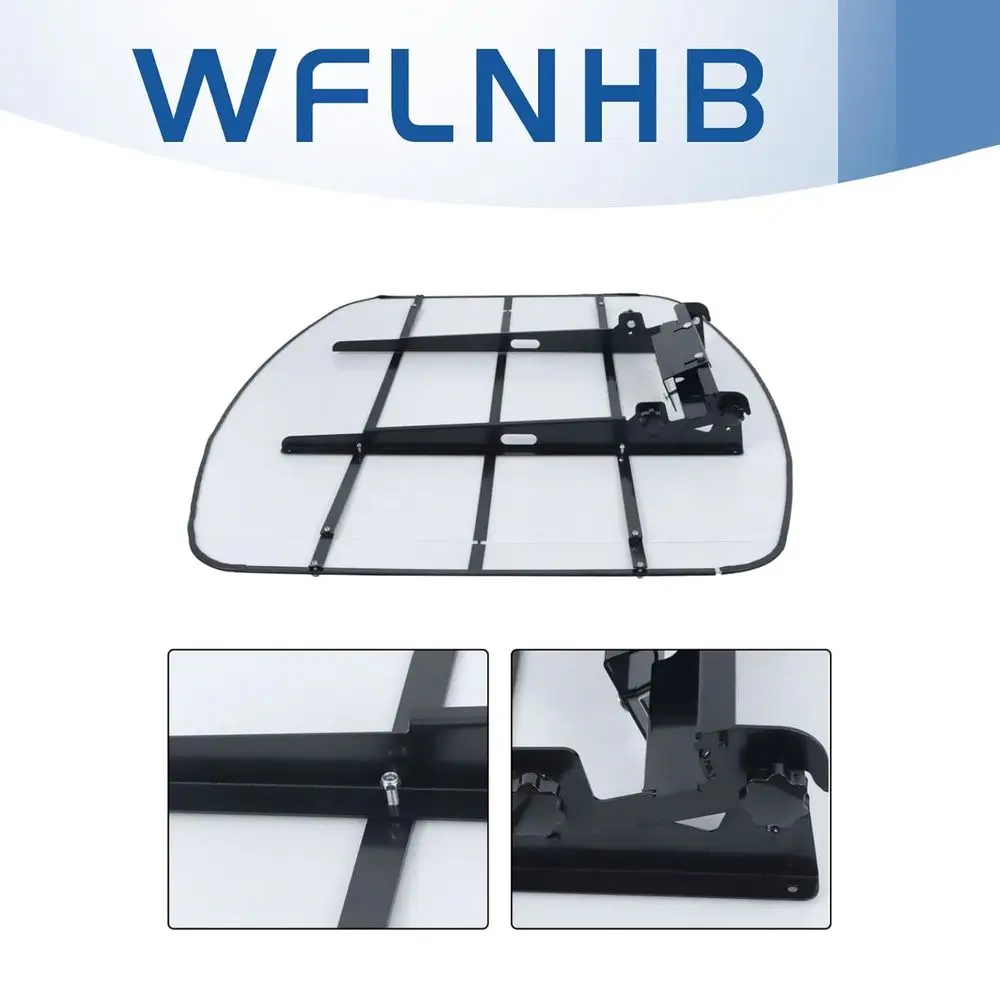 52 X 52 White ROPS Tuff Top Replacement Canopy with Mounting Kit