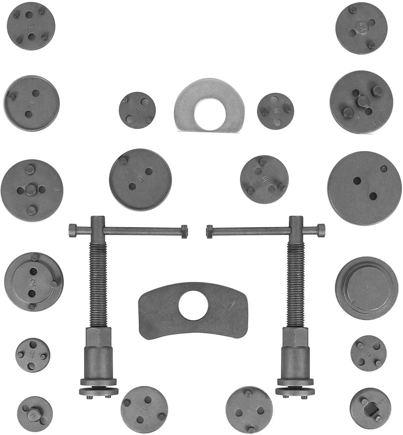 22 шт., универсальные инструменты для ремонта тормозных колодок