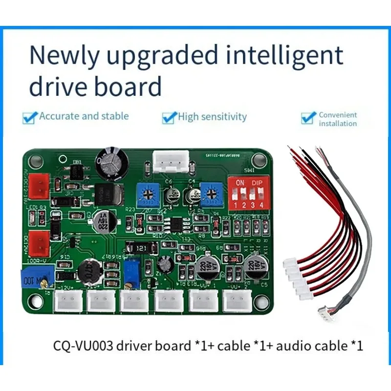 TN‑90 High‑Precision VU Level Meter DB Audio Volume Gauge With Backlight for Amplifier & Car CD Audio Modification