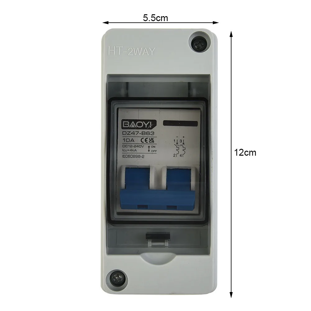 Overload Short Circuit Protection, Waterproof Distribution Box Solar Cell Combiner Box with DC Circuit Breaker Switch