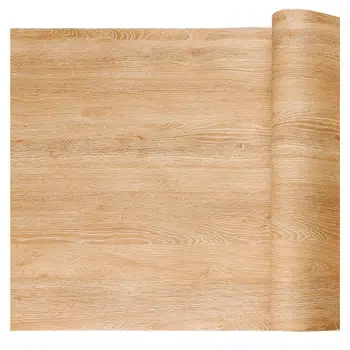 문짝 옷장용 나뭇결 PVC 벽지, 찬장 테이블 가구, 방수 자체 접착 스티커, 홈 장식 필름, 55cm 너비