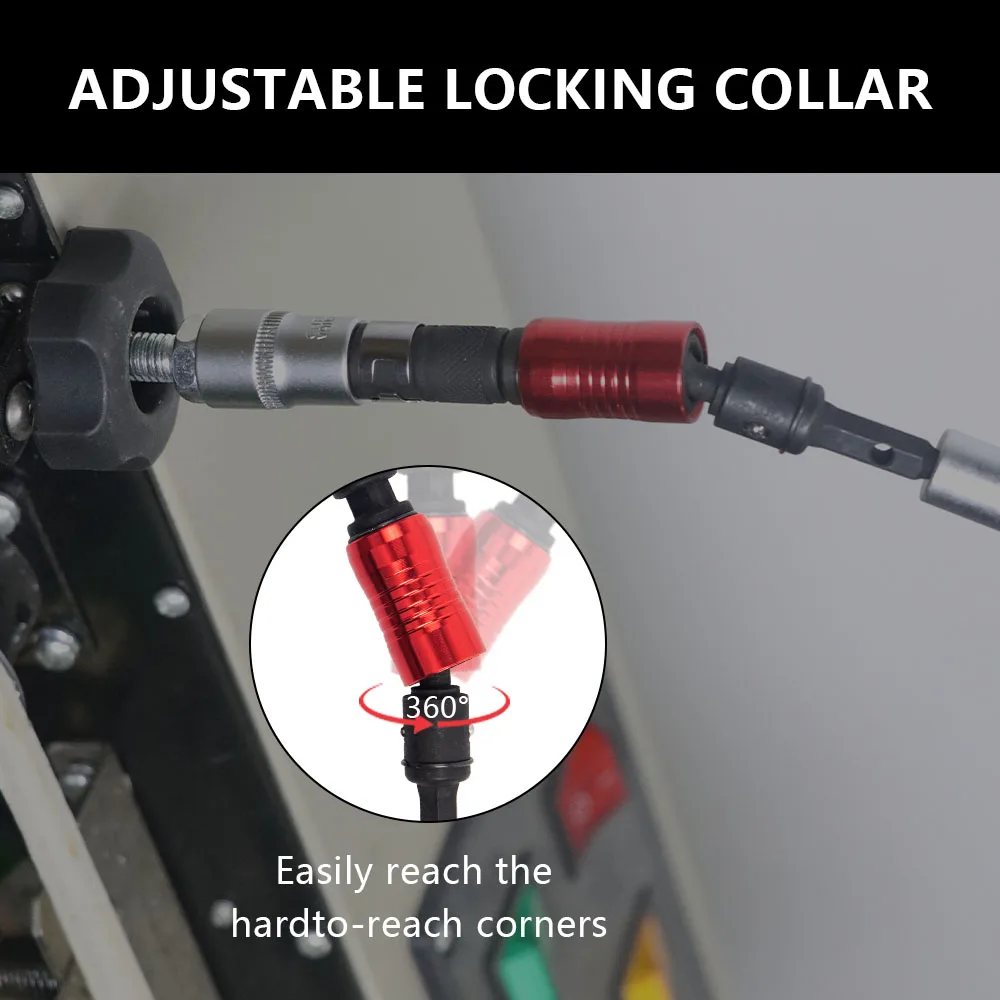 Pivoting Drill Screwdriver Bit Holder Extender for Leatherman MUT/EOD/Skeletool/CX/Wave/Surge/Charge AL view 4