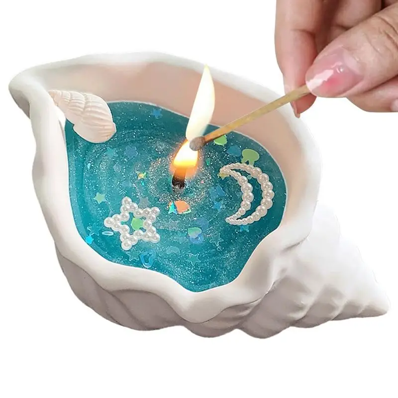 Creative Sea Star Shell Aromatherapy Candle Scented Candles Decorative Candle Photo Prop Diy Birthday Gift Fragrance Candle