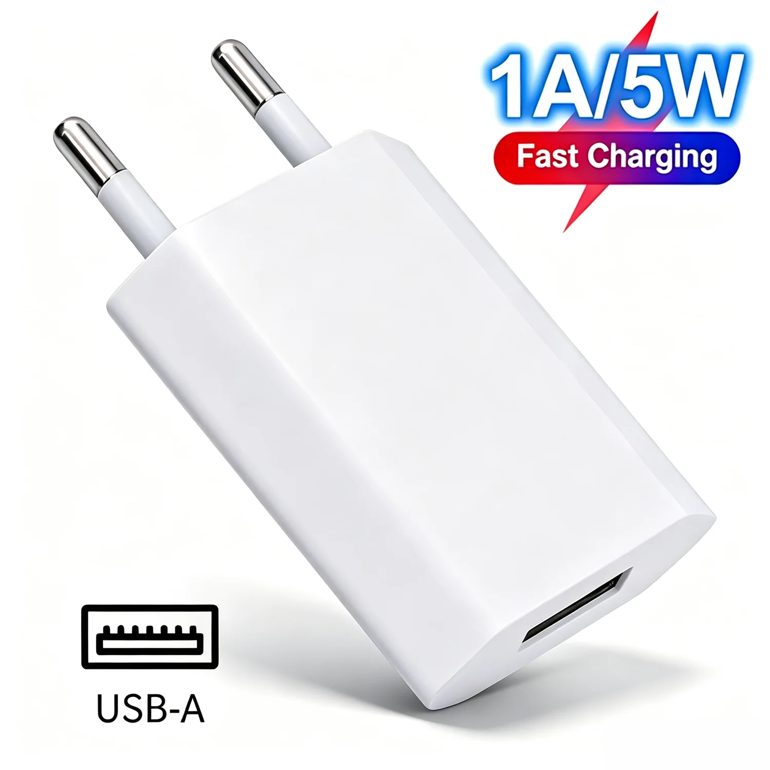 Mini Universal 5V 1A 5W EU Plug USB Wall Phone Charger For iPhone Samsung Xiaomi Redmi Google Huawei Charger Power Adapter