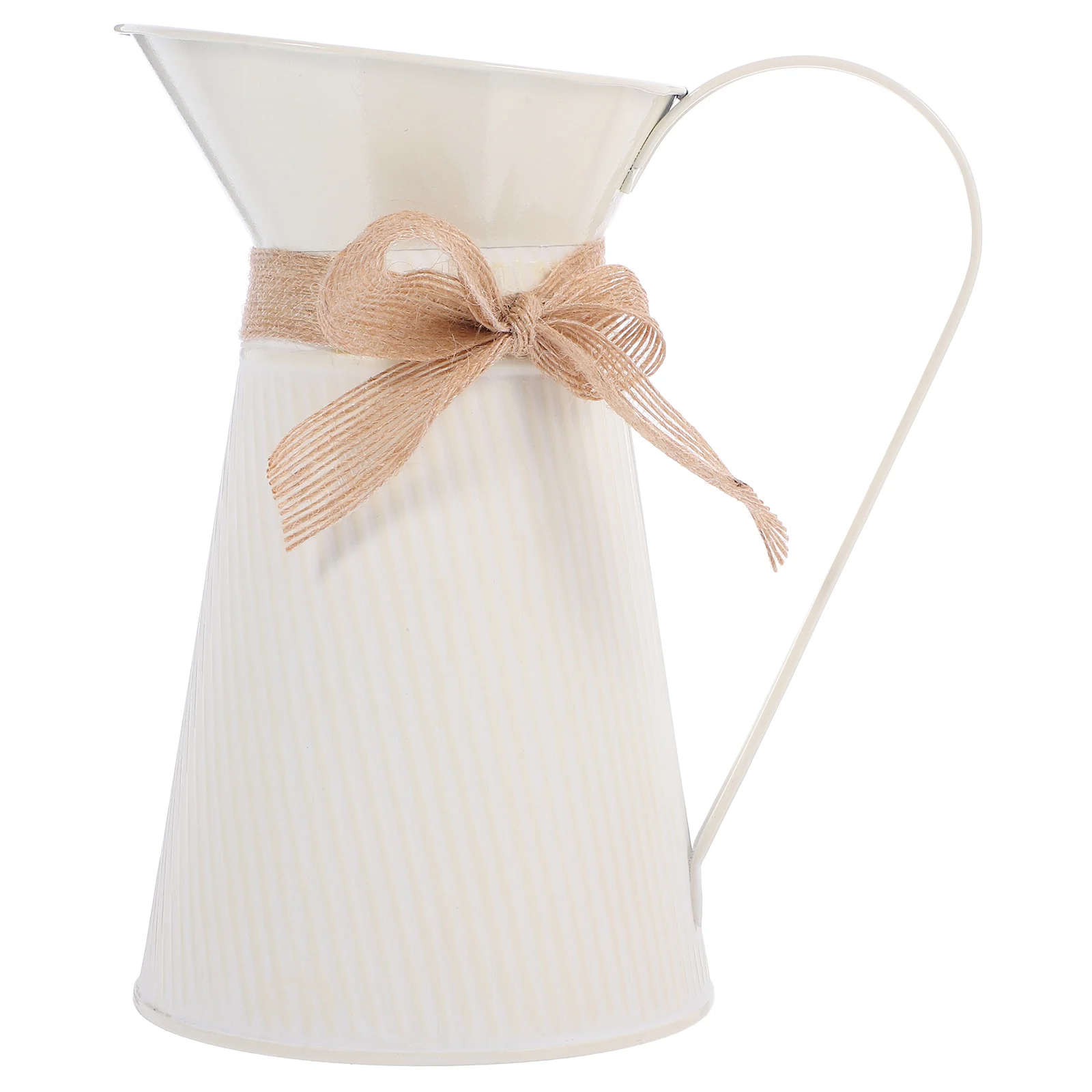 

Vintage Iron for Bouquets Vase Retro Bucket Flower Arrangement Retro Plant Home Garden Rustic Flower Bucket Decor