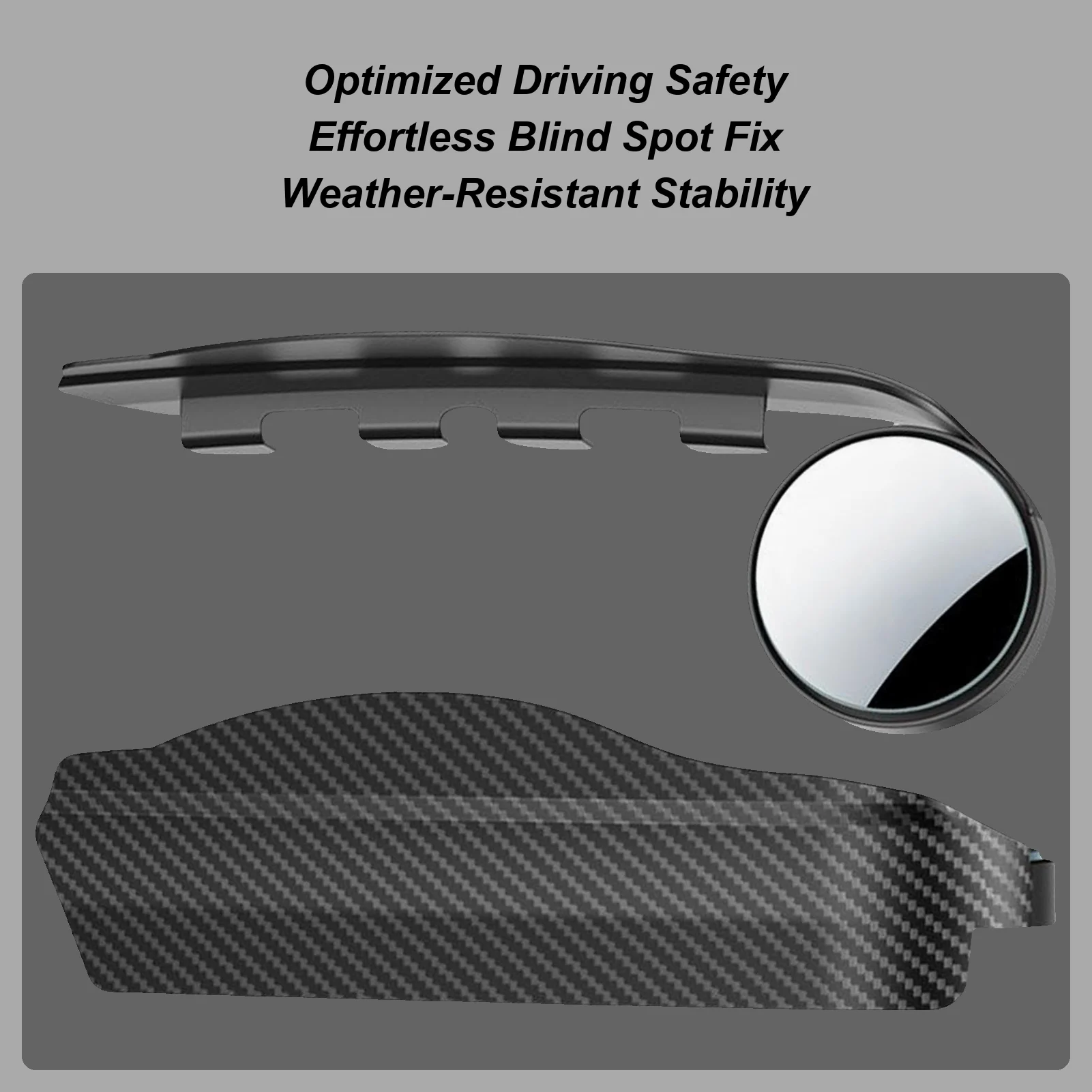 

Spot Mirrors For Cars Vehicle Rearview Accessory 2-in-1 UV-resistant Round Blind Spot Mirror For Outdoors Daily Driving Trailer