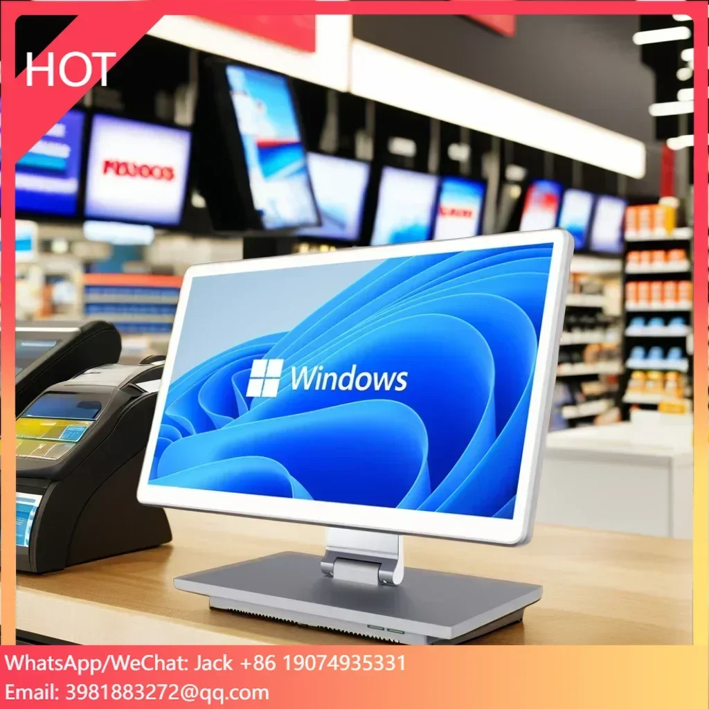 15.6inch Aluminum Alloy POS Device J6412 Processor Windows Cash Register Payment Equipment for Cashiers