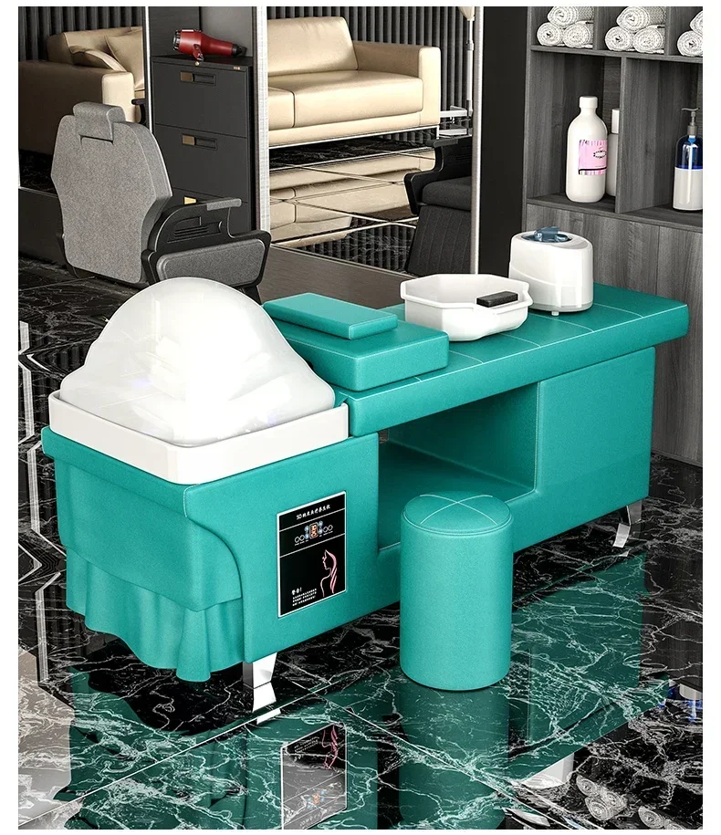 

Long - lasting Water circulation shampoo bed, hair salon dedicated hair salon, fumigation head treatment and beauty integrated