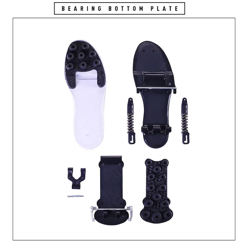 Mechanical Shoes With Steel Spring Wire Shoelace, 2 in 1 Sports Shoes, Shock Absorption Shoes view 4