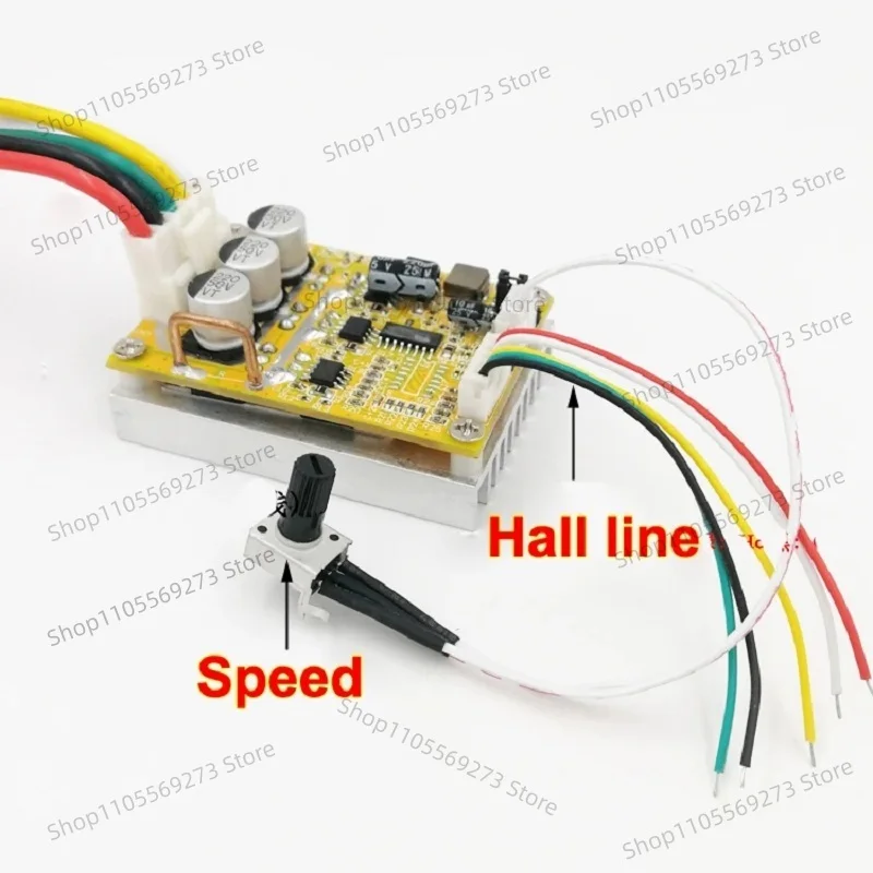 

DC 5-36V 350W BLDC Three-Phase Brushless (With Hall) Motor Controller Brushless Sensor Motor Driver