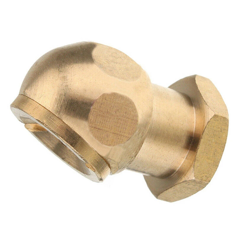 Konektor Katup Inflator Ban Emas NPT 1/4 "Kunci Klip Ban Bola Chuck Udara