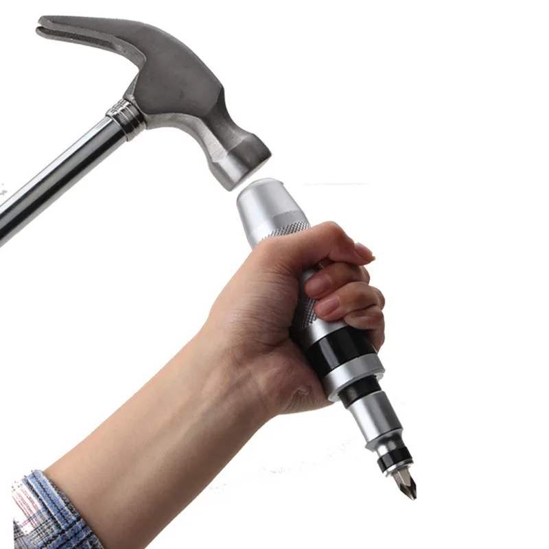 

Forward & Reverse Impact Screwdriver, Impact Driver & Reversible Screwdriver Set in Metal Box Case