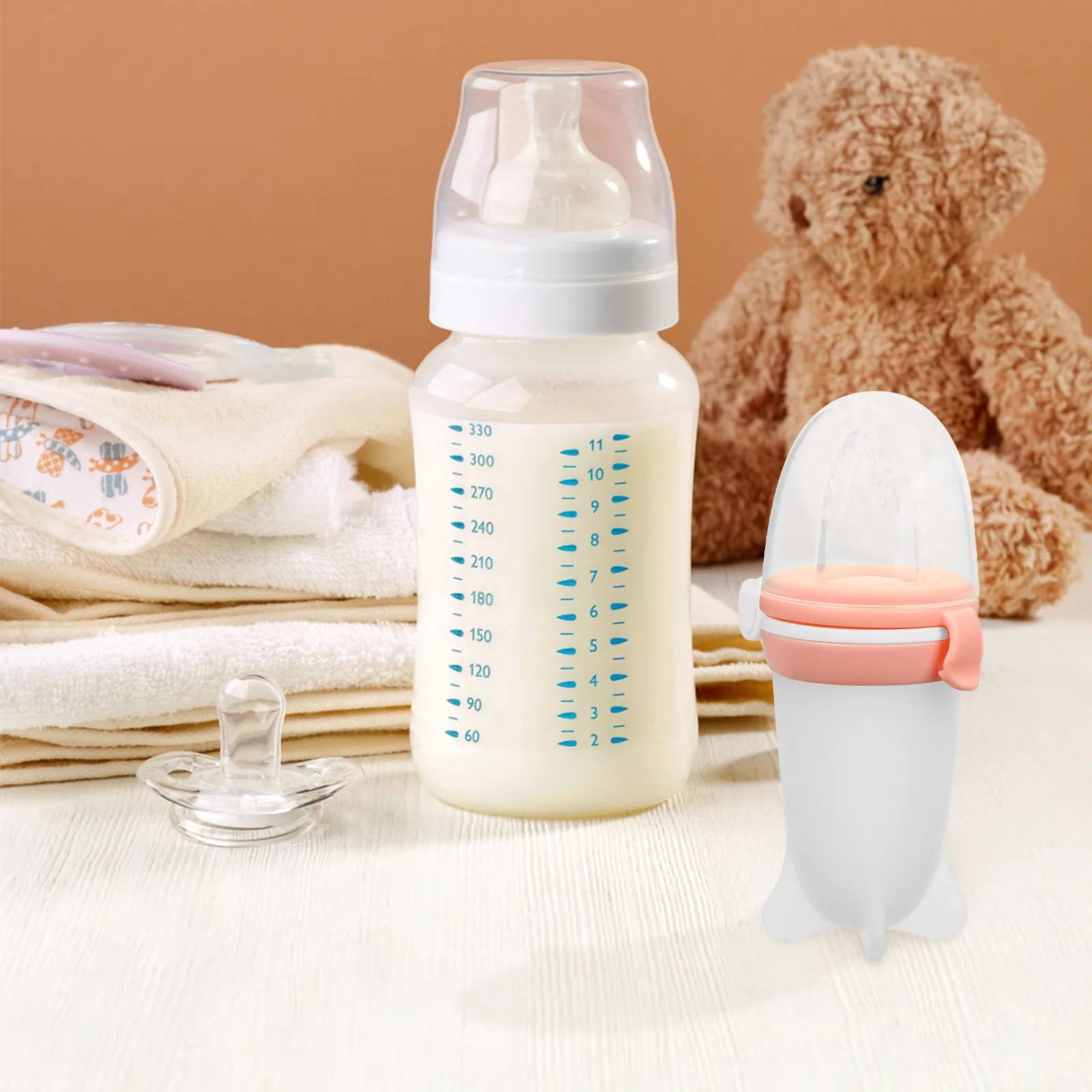 

Silicone Baby Food Feeder Medicine Dispenser Safe Pacifier Infants Toddler Liquid Gum Solids Dropper Accessories