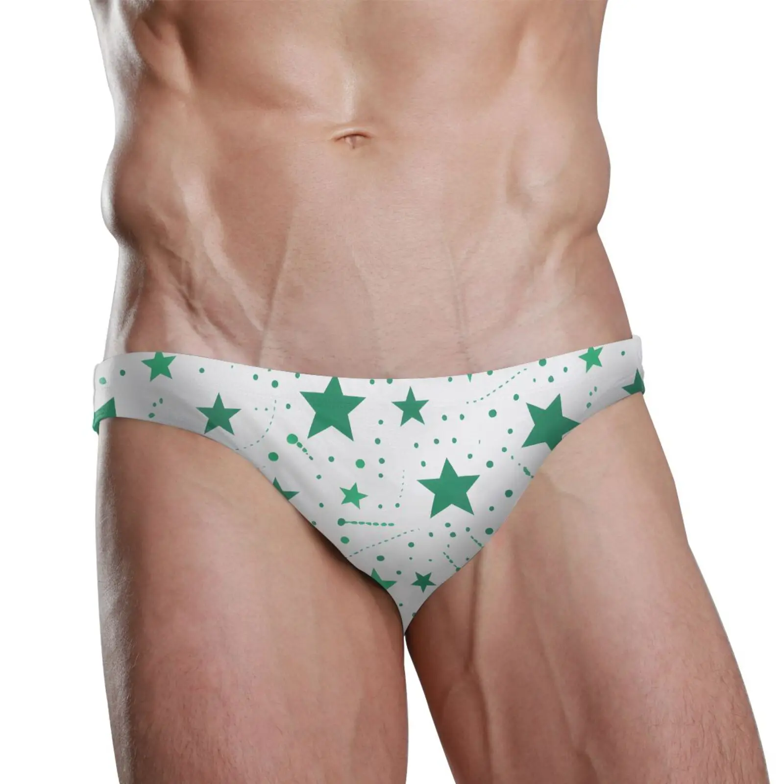 Man Brand Swimming Briefs Low Waist star print Swimwear drop With Push-up Pad Sexy Shorts Trunks Boxers Summer Men's Swim