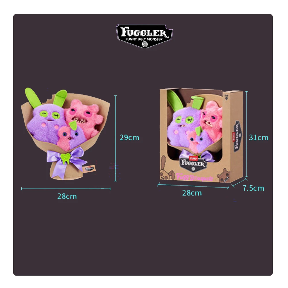 Fuggler Original Plush FUGG Bouquets Plush Toys Teeth Monster