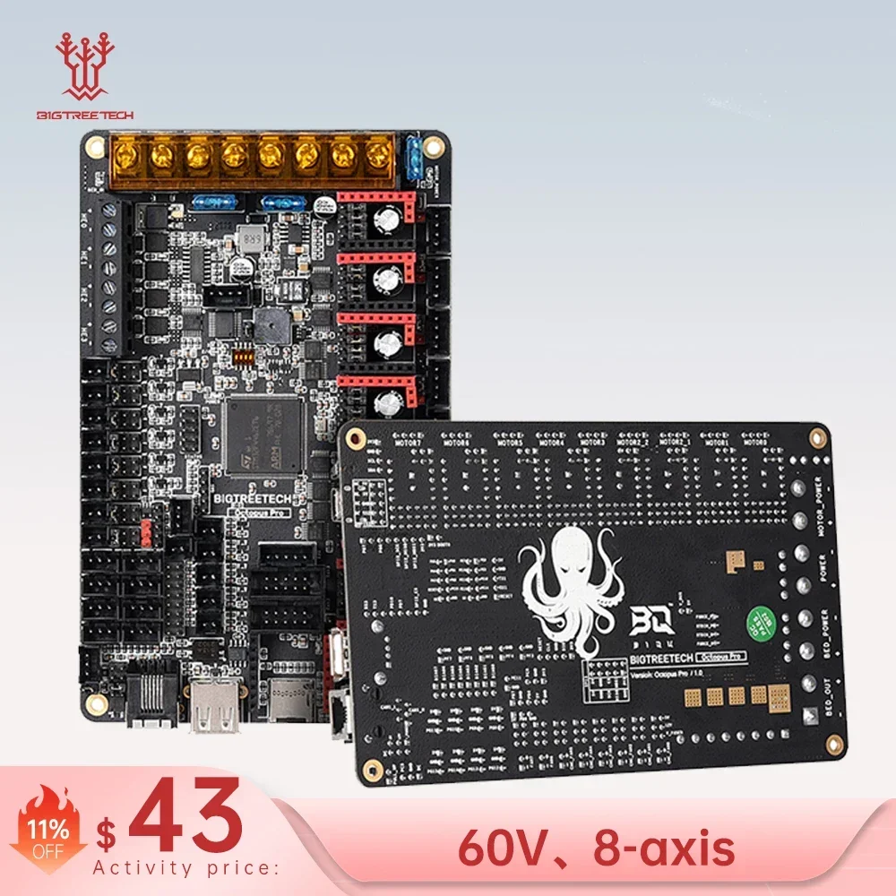 BIGTREETECH Octopus PRO V1.0/V1.1 Motherboard 32-Bit Control Board Upgrade Octopus TMC5160T TMC2208 VS Ender3 V2 For CR10