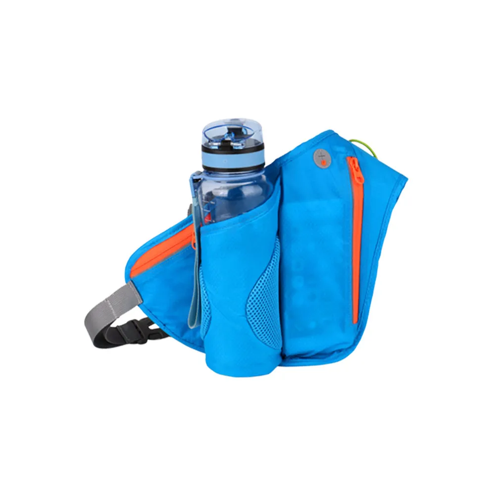 

Running Phone Waist Pack Nylon Portable Pouch For Keys Bottle Tickets Outdoor Travel Hiking Riding Walking Music Earphone Hole