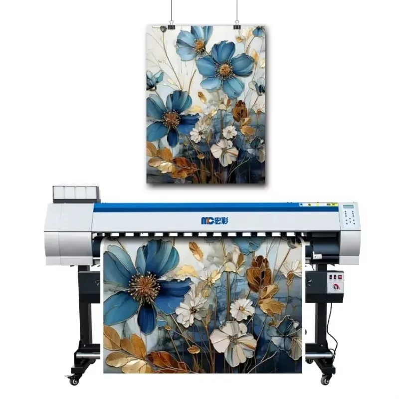 【2026】Máquina de impresión de lona de gran formato, impresora de inyección de tinta de 1,8 metros/6 pies, buen precio de fábrica