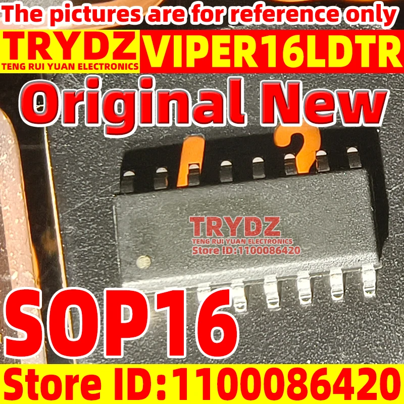 20-1pcs Original New VIPER16LDTR SOP16 Power management IC chip