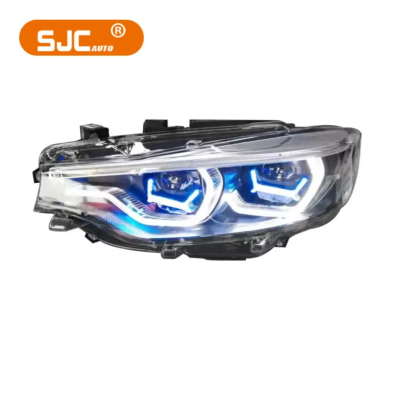 SJC Car Accessories LED Head Lights Fit for B-MW M4 F32 F33 F36 4 Series Headlight Car Lighting Systems LED Front Light