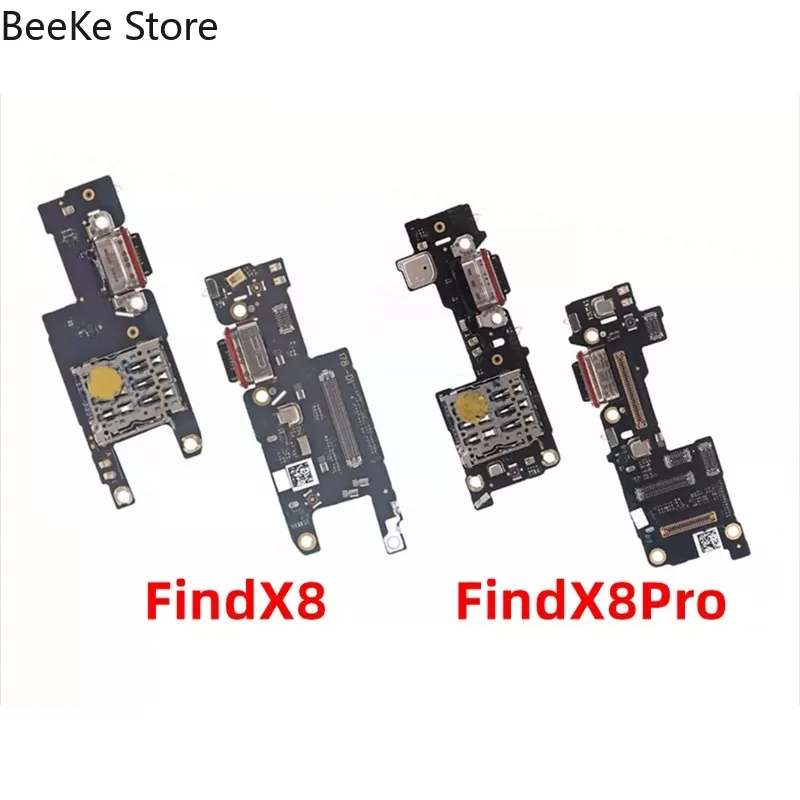 Replace For Oppo Find X8 Pro Ultra X8S Plus USB Charging Port Dock SIM Card Reader Slot Board Microphone Charger Plug Flex Cable