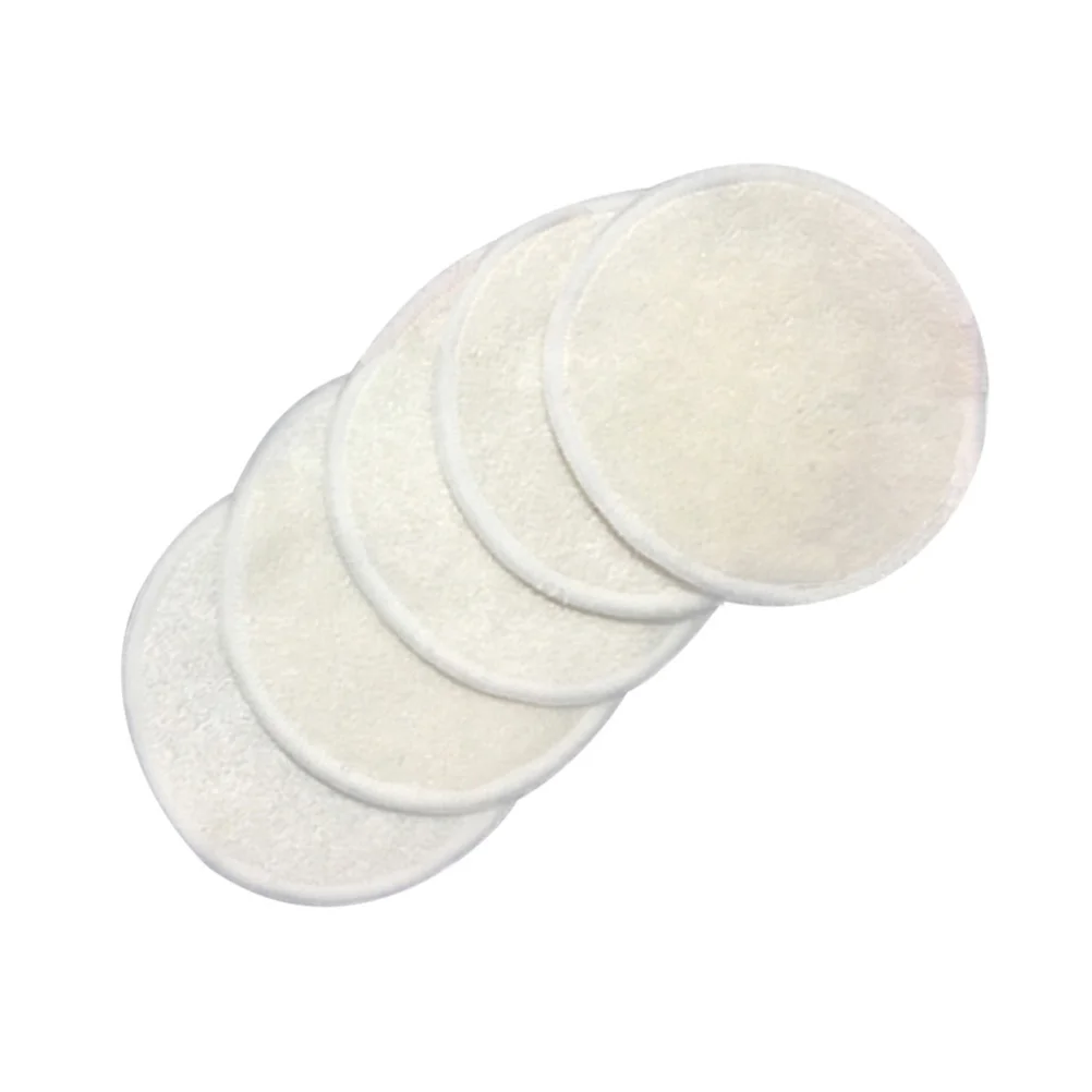 10 stuks 3 lagen bamboevezel make-up remover pad herbruikbare make-up remover reinigingspads make-up remover pads