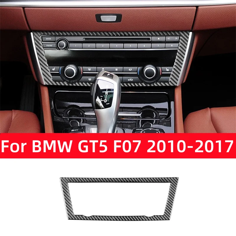 

Carbon Fiber Interior for BMW 5 Series GT5 F07 2010-2017 Accessories Car Central Control CD Button Panel Trim Cover Stickers