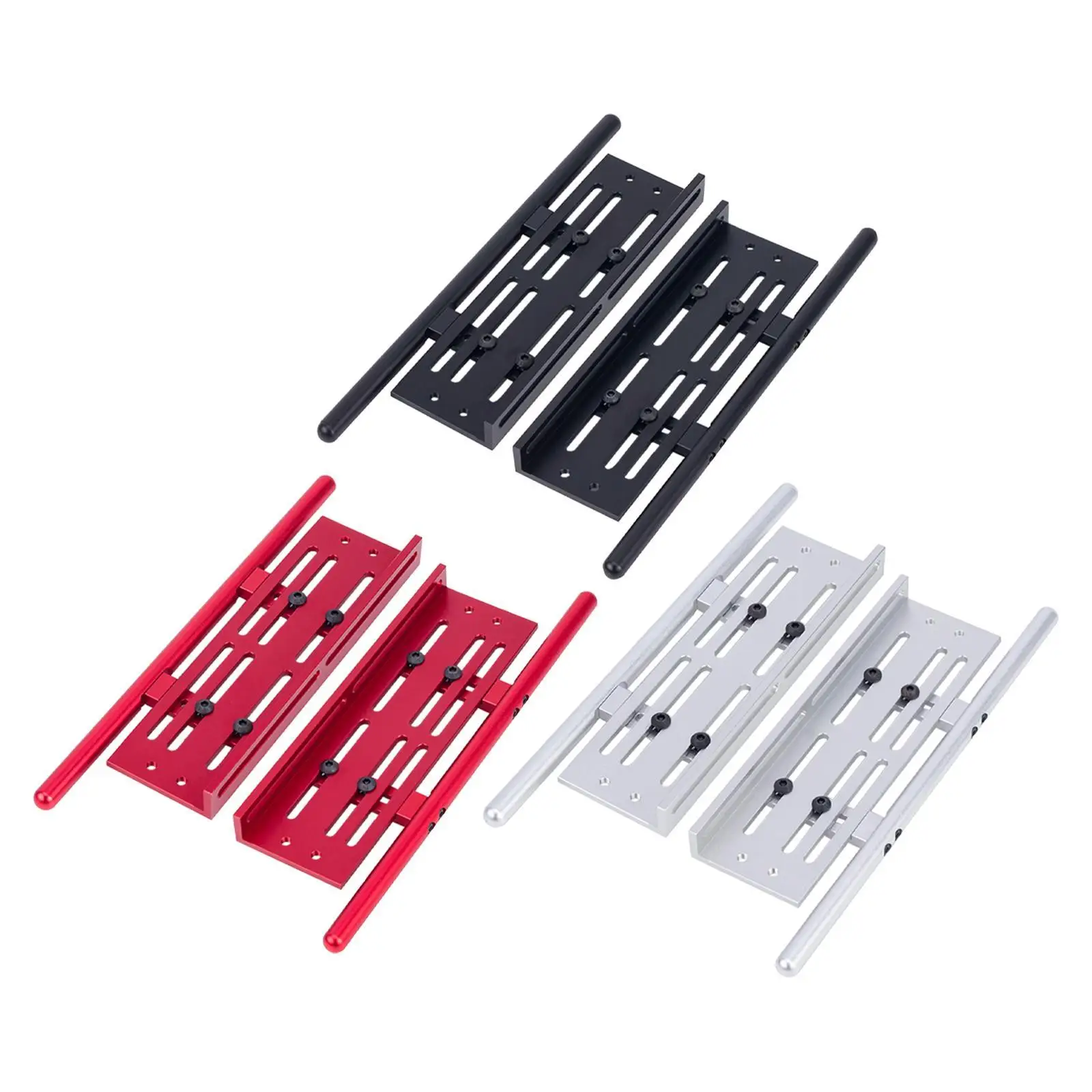 RC Car Side Pedal Aluminum Alloy Side Board RC Model Vehicle Parts Running Boards for 1/10 RC Vehicle DIY Accessory Parts