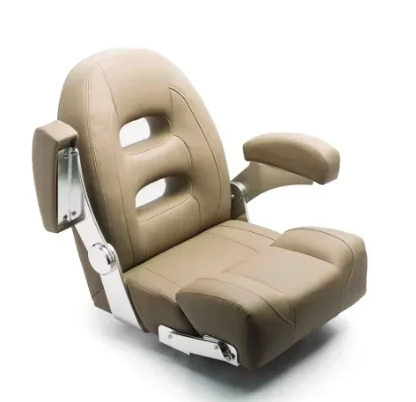 

Boat Captain Seat Marine Grade Swivel Folding Luxury Marine Comfortable Deluxe Boat Seat for Boats