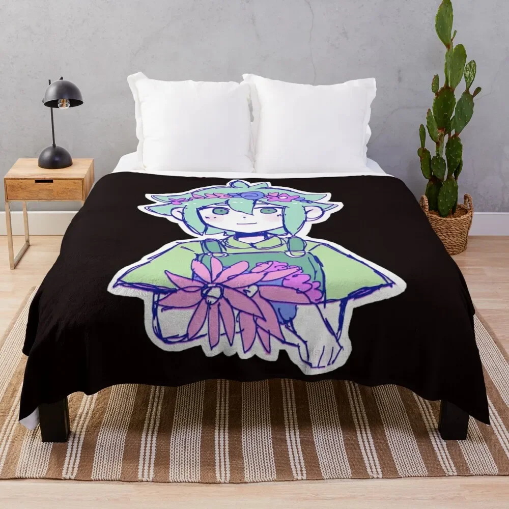 

OMORI Basil Throw Blanket Stylish Couch Blanket for Home Living Room
