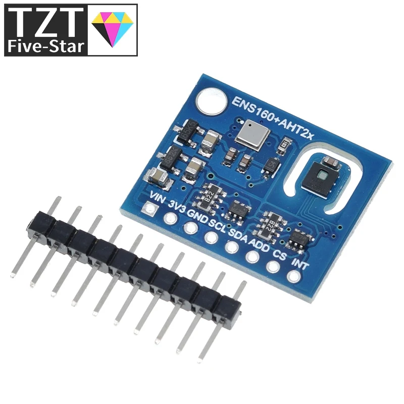 Imagem -04 - Dióxido de Carbono para Arduino Tvoc Qualidade do ar e Temperatura e Umidade Sensor Ens160 Mais Aht21 Ccs811 Co2 Co2