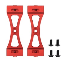 AINY 2Pcs Metal Bracket for Wpl B1 B14 B16 B24 C14 C24 B36 Mn D90 D91 Rc Car Upgrade Metal Diy Parts Kit,Red
