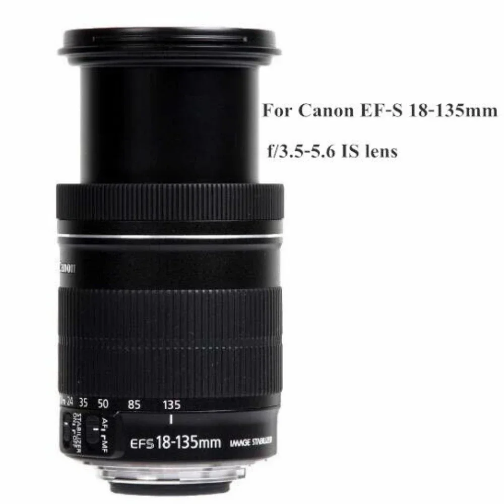 Cincin Karet Pegangan Zoom Asli untuk Bagian Lensa Canon EF-S 18-135Mm F/3.5-5.6 IS