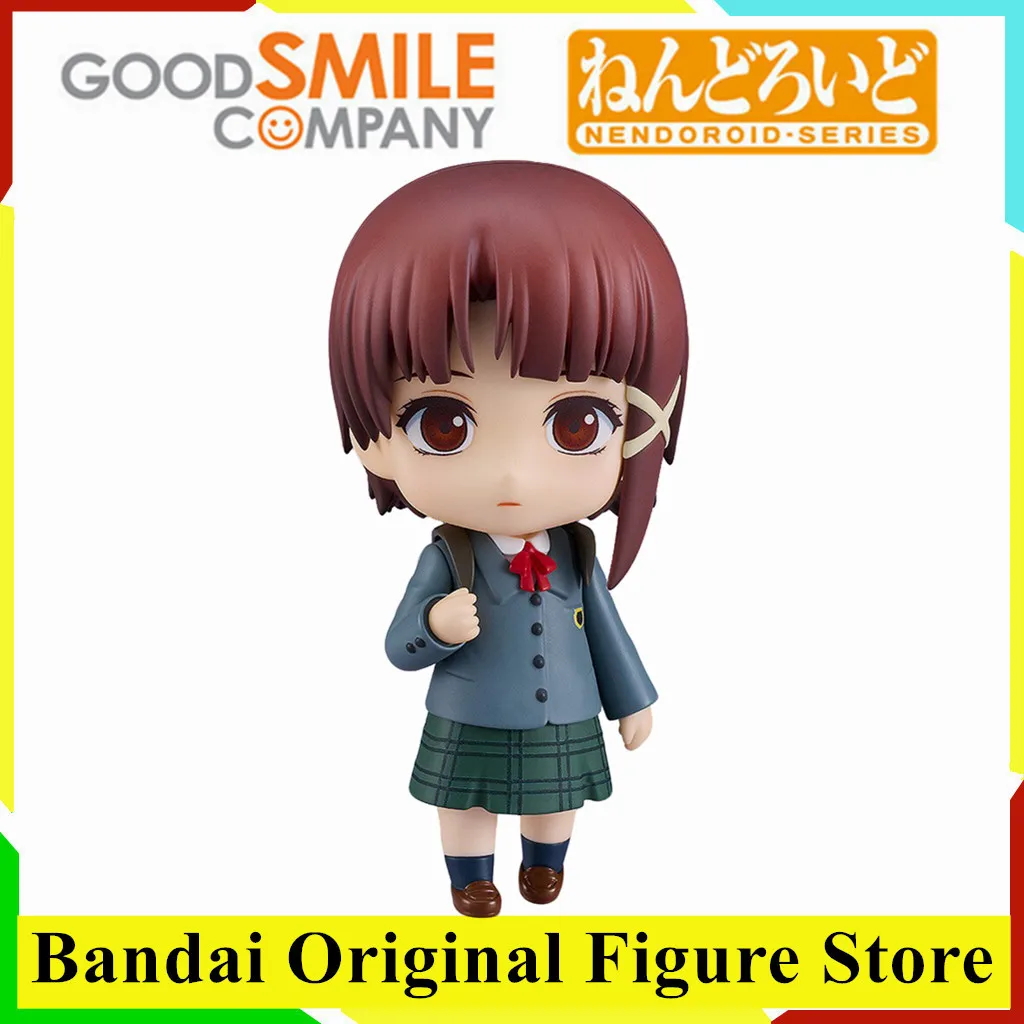 

Оригинальные экшн-фигурки BANDAI Serial Experiments Lain Iwakura Lain, игрушки 2356 Kwaii Q Ver. Коллекция моделей ПВХ куклы
