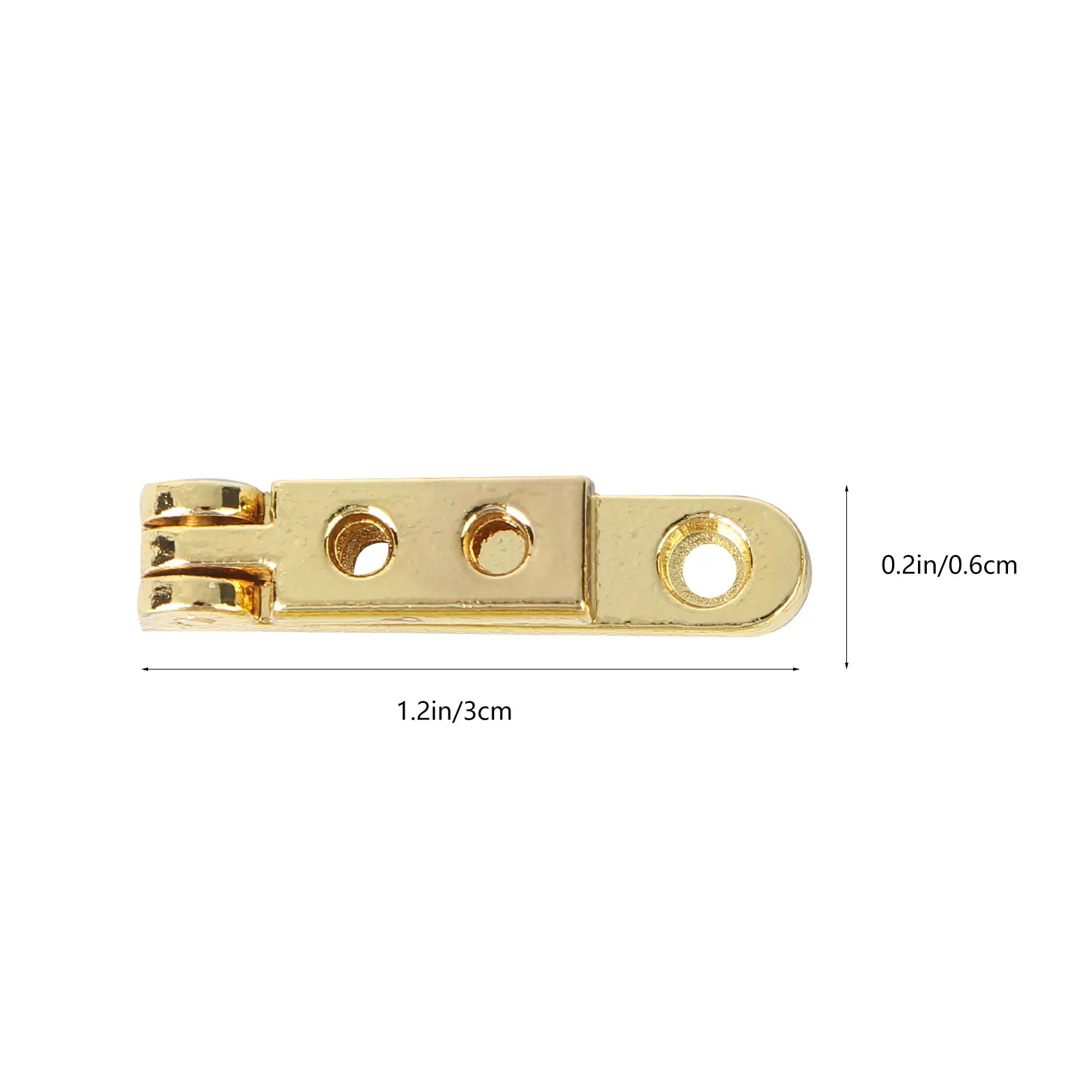 10Pcs Jewelry Box Hinge Zinc Alloy Seven-Letter Hinge Flexible Smooth Opening Wooden Box Accessories for Small Woodworking