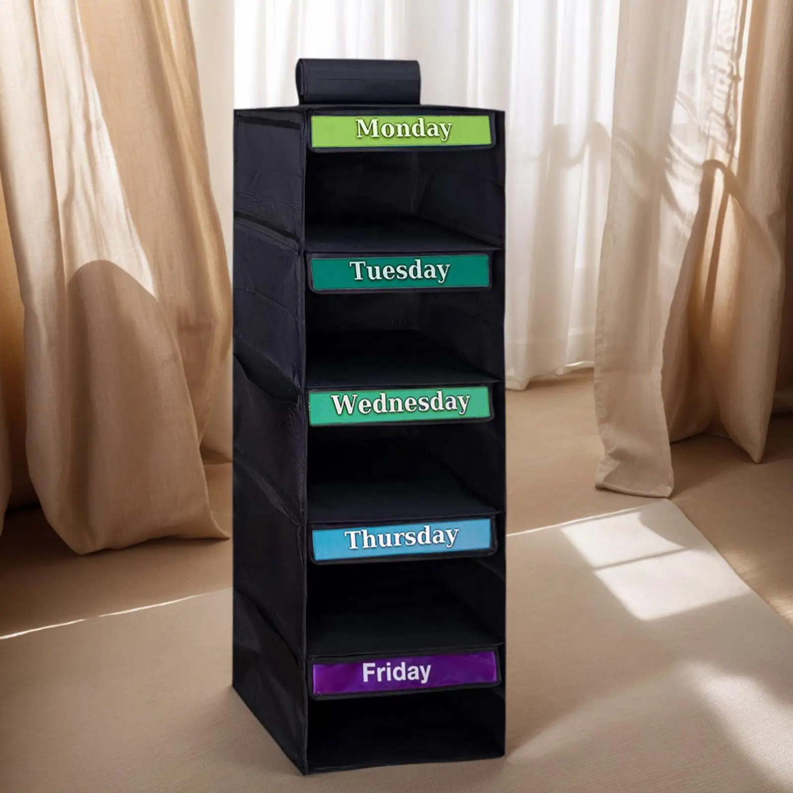 

Clothes Organizer For Kids Five-Tiered Clothing Organization And Storage Clothes Organizer For School Days For Children's Room