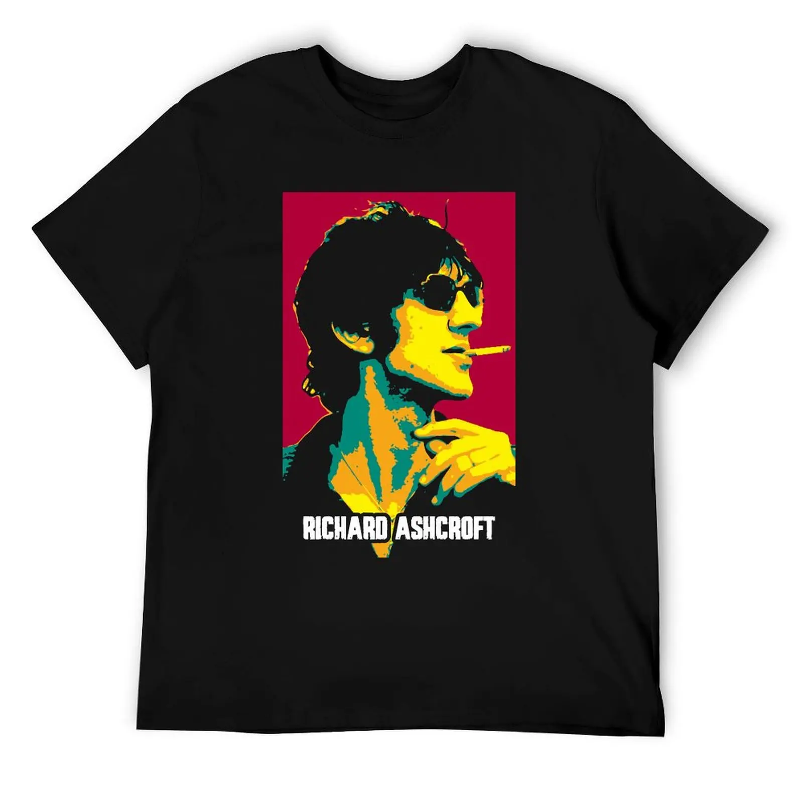 

Richard Ashcroft Lucky Man Richard Paul Ashcroft an English singer and songwriter T-Shirt t shirts for man pack white T-Shirt