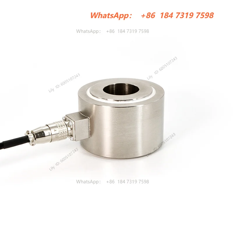 Through Shaft Load Cell Sensor Test Pressure and Compression,120KN、180KN、220KN、260KN、330KN、400KN,High Precision Sensor