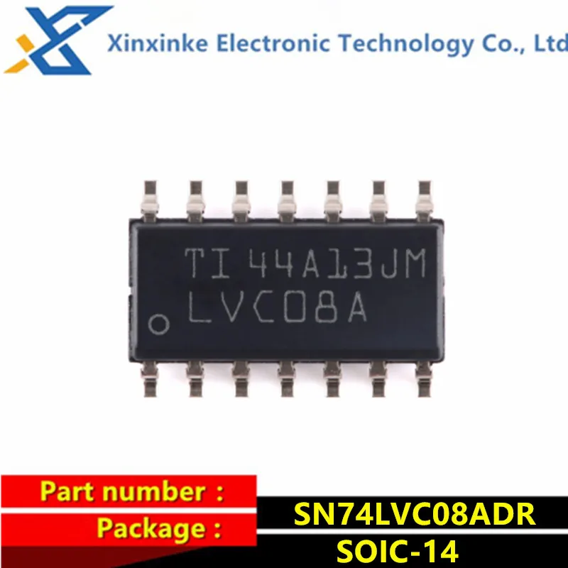 20PCS SN74LVC08ADR SOIC-14 Mark: LVC08A Logic Gates Quad 2-Input Single-Function Gate Logic ICs Brand New Original