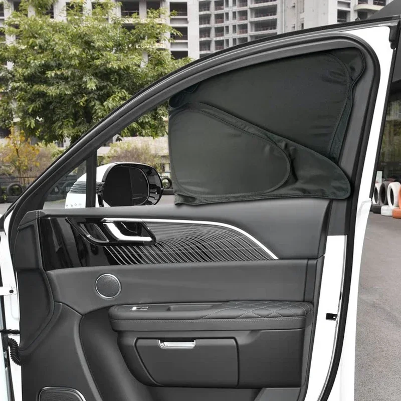 

For HONGQI E-HS9 2020-Present Car Black Window Privacy Sunshade Auto Anti-UV Heat Insulation Protect Cover Interior Accessory