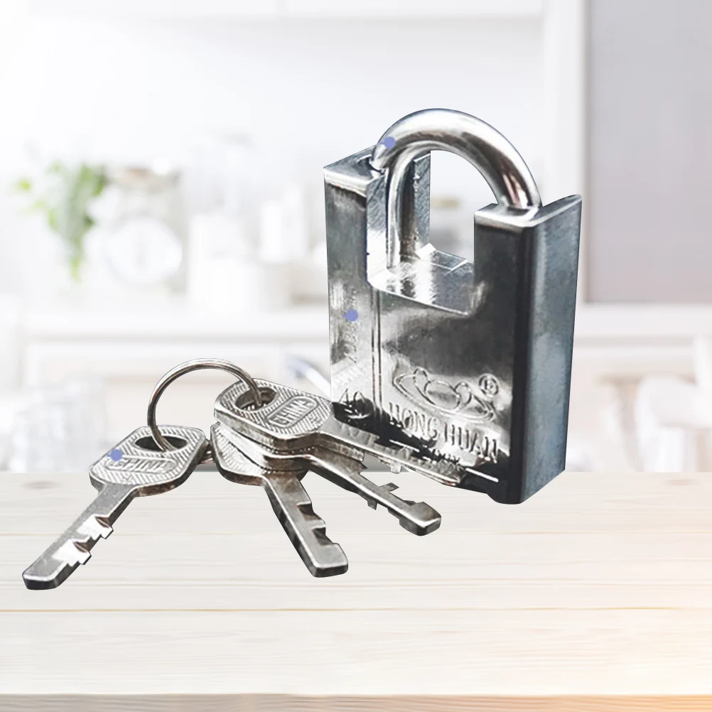 30mm Steel Padlock Durable Lock Box for House Key Anti Theft Design Long Service Security Safe Deposit Hardware